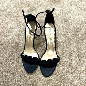 White House Black Market Black Sandals Size 8.5